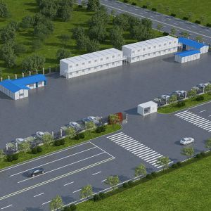 Customizable Modular Homes Prefabricated Mobile Home 20ft Detachable Container