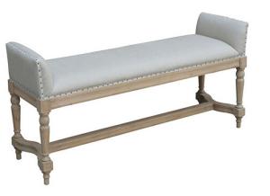 China simple antique reproduction wooden indoor bench design end of bed benches for bedrooms factory