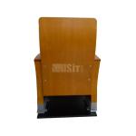Green Fabric Auditorium Theater Seating Upholstered Hotel Banquet Church Chair
