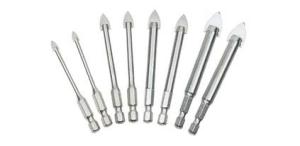 China Straight Tipped Hex Shank Glass And Tile Drill Bits 1/4&quot; For Glass / Tile / Ceramics factory
