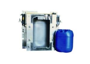 China 25L Blow Molding Mold Auto Deflashing Chemical Barrel Casting Moulds factory