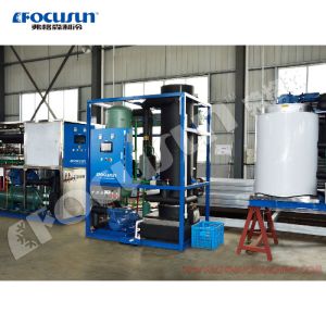 Customized size 5 ton/day ice tube making machine with PLC control and precise