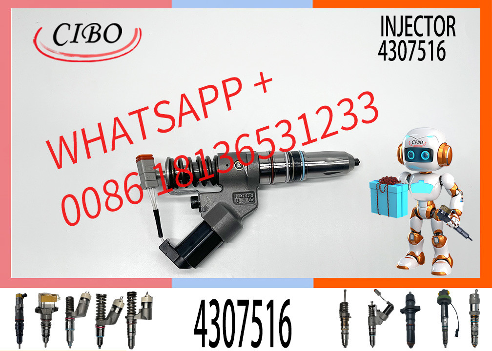 Original New Cummins Injector 4307428 4307452 4307475 4307516 4307776 4307795 4309265 4309454 Suitable for Cummins Engine
