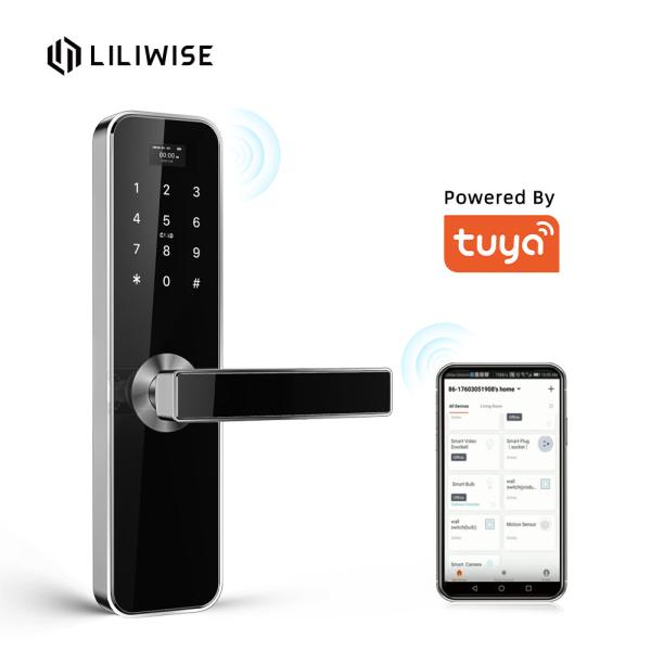 Electronic Door Locks Password Tuya Smart Door Lock For Hotel Apartment Home