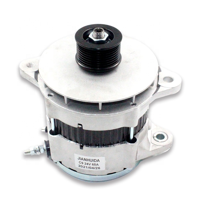 CAT C9 Excavator Alternator Generator 24V 65A 2490313 for Engines Parts Standard Size