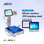 Waterproof Smart Scale SOHE 60KG 450*600mm Plug-in Windows System Customisable