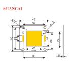 100W Copper Base US Bridgelux High Lumens 150Lumens Floodlight COB Chip
