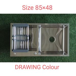 Gold Bronze Black Double Bowl Sink Undermount Handmade Kitchen Sink