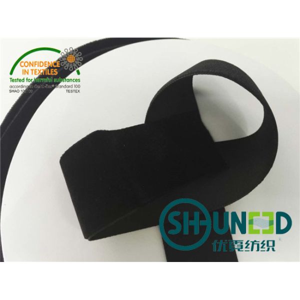 Elegant 100% Nylon Velvet Ribbon Tape With 38MM Signle Side , Velvet Tape