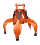 Q345B Mechanical Orange Peel Grab , Digger Grab Bucket For 10 Ton Excavator