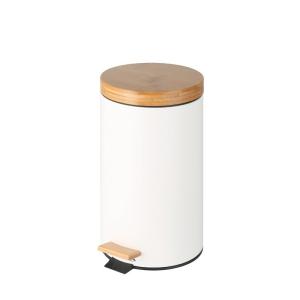 China Basic 3L 5L 12L 20L 30L Stainless Steel Round Pedal Bin with Soft Close Inner Bucket factory