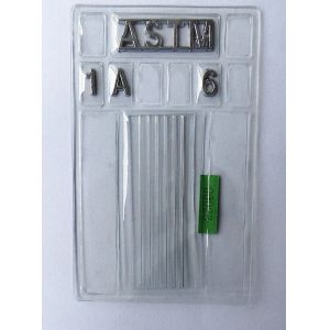 China ASTM E747 Wire Type Penetrameter with The Material 1 - FE , 01 - Ti , 02 - Al , 03 - Mg , 3 - Ni , 4 - Cu factory