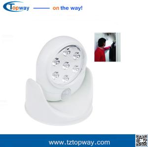 China 360 degree rotates motion Wireless LED Motion Sensor Security night wall Light factory