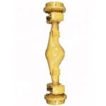 Small Front And Rear Axle / Construction Machinery Parts Yellow Color