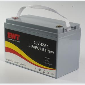 China Plastic Casing Lifepo4 Battery Pack 36V 42AH for Outdoor BBQ Energy Storage Power Supply factory