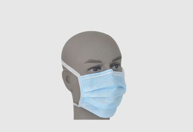 High Breathability 3 Ply Disposable Mask High Fluid And Respiratory Protection