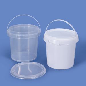 China Transparent Multifunctional 3L Set Packing Plastic Bucket with Lid and Sealing Strip factory