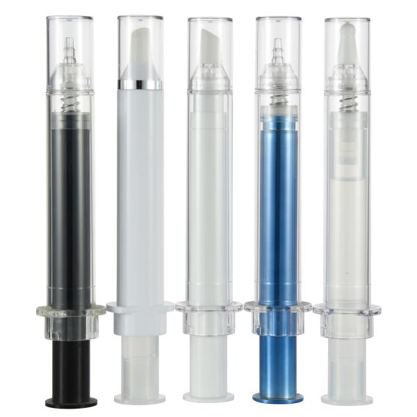 10ml Capacity Printing Syringe Bottle Airless Bottle Empty Cosmetic/Eye Cream