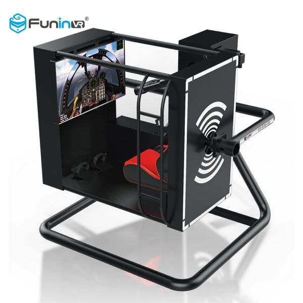 China 40 Inch TV Display VR Flight Simulator 720 Degree Rotating Power Control factory