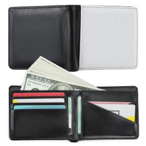 China Sublimation Blank Men's Open-Top Card Wallet For Sublimation Transfer Printing factory