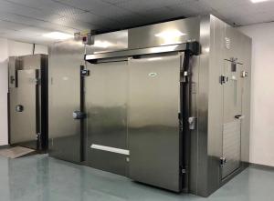 China Combined 304 Stainless Steel Low And Temperature Customized Deep Freezer Cold Room For Seafood And Meat Frozen factory
