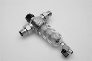 China 1&quot; PC Brass Pre Filter For Water Purifier , Pipeline House Sediment Water Filter factory