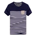 Men's short sleeve round collar T-shirt on season