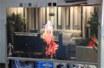 High Brightness Transparent holographic rear projection film 1524 x 3000mm