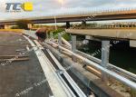 Removable Highway Roller Barrier Galvanized Steel Frame Corrosion Resistant