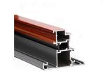 Thermal Break Wood Finish Aluminium Profiles / Wood Finish Extrusion Profile For
