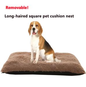 China Soft Pillow Plush Dog Beds For Medium Large Dogs Machine Wash Dry factory