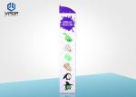 Eco - Friendly Cardboard Display Shelves , 3 Shelves Corrugated POP Floor