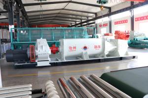 China High Capacity Single axle Stirring Brick Extruder Machine factory