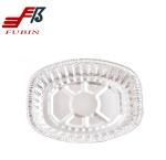 Hard Temper Aluminum Foil Baking Trays Oval Shape 6500ml