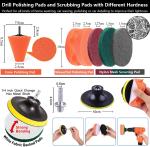 22 Pieces Power Drill Brush Attachment with Polishing Attachment Cordless