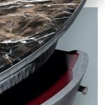 Frosted 900mm Office Table And Chair Combo 2m Executive Director Table
