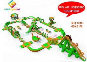 China Big Size Inflatable Aqua Park / Giant Inflatable Water Games Park For Competition / Amusement factory