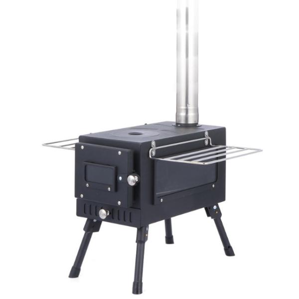 New Type Stainless Steel Firewood Stove Outdoor Barbecue Stove Small Portable