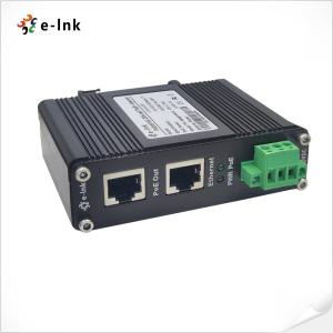 China 80~320VDC Power Input Industrial Gigabit PoE+ Injector factory