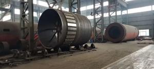 China 5.0×74 6000TPD Cement Rotary Kiln For Dry Process Production Lines factory