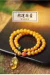 Fashion Jewelry Natural Round Bead Stone Natur Orange Yellow Amber Crystal
