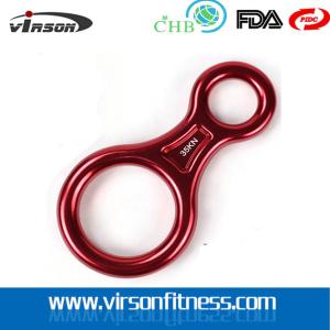 China Forged aluminum climbing descender.climbing carabiner factory