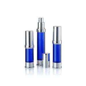 China 50ml 120ml Straight Round Toner Bottle Airless Lotion Container Double Wall factory