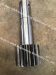 Tadano/Unic 300 gear shaft used with slewing bearing, 40Cr gear shaft for crane
