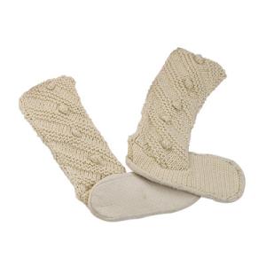 China Knitted Slipper Aloe Infused Spa Socks Long Stockings 24×32 cm factory
