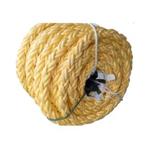 China 8 Strand Mixed Rope 72mm X 220m With 2 Meters Splice Eyes For Oil Tanker factory