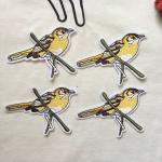 Hot Fix Motif LETTER CARTOoN Embroidery Applique