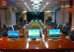 Stainless Steel Motorized LCD Monitor Lift For Financial Analyzing System