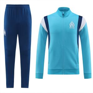 China Sky Blue Soccer Team Tracksuits Polyester Football World Cup Track Suit factory
