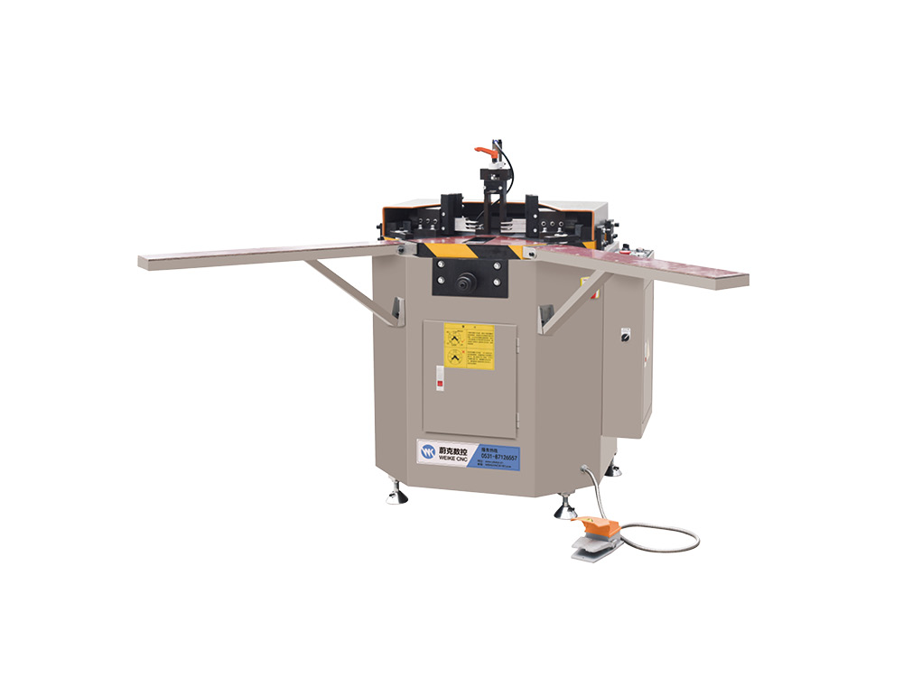 Synchronous angle grouping machine for aluminum doors and windows (lifting type)